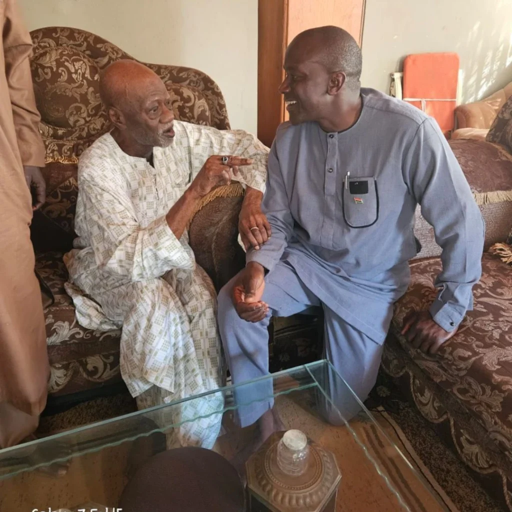 Honoring Our Elders: A Memorable Visit with Alhagie Hon. Doudou Taal